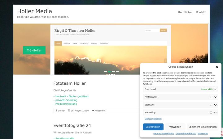 Screenshot of hollermedia.de