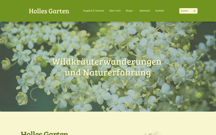 Screenshot of hollesgarten.de