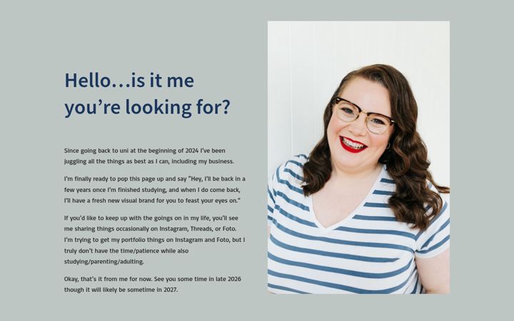 Screenshot of holliebarac.com.au