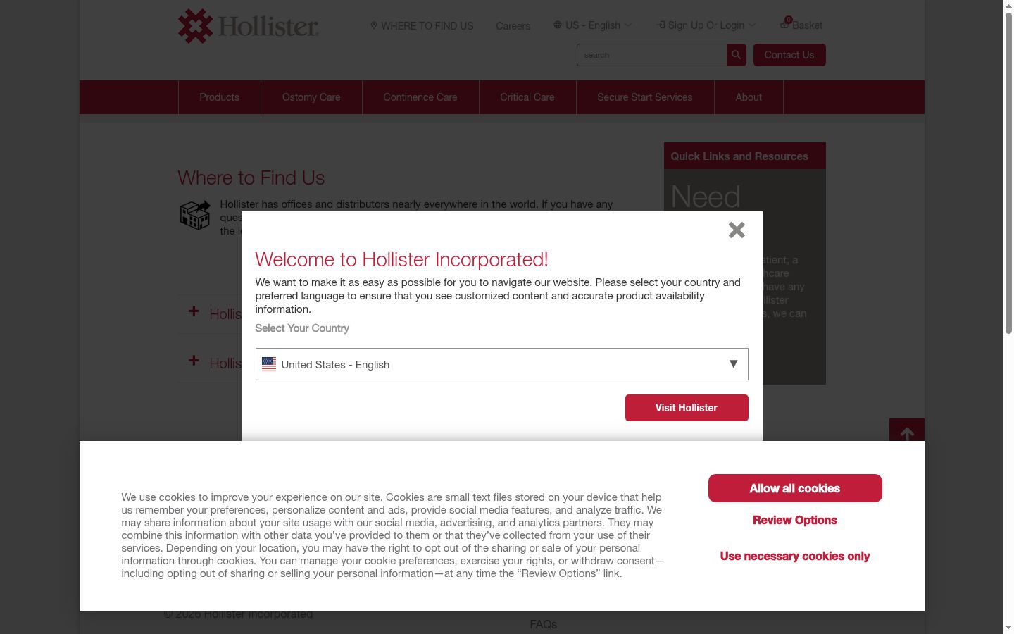 Screenshot tal-banner tal-kunsens muri qabel kwalunkwe interazzjoni