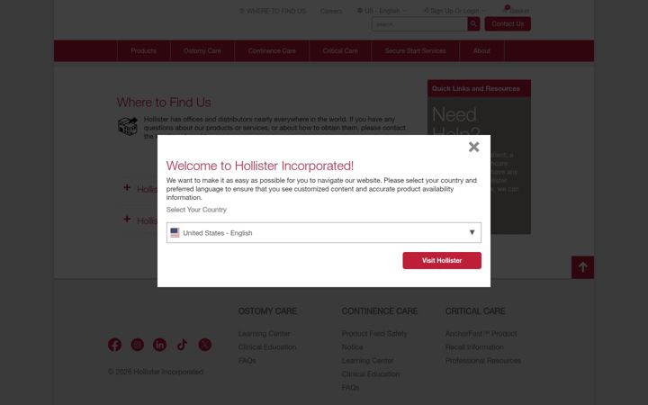 Screenshot of hollister.cn
