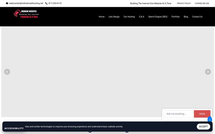 Screenshot of hollisterwebhosting.net