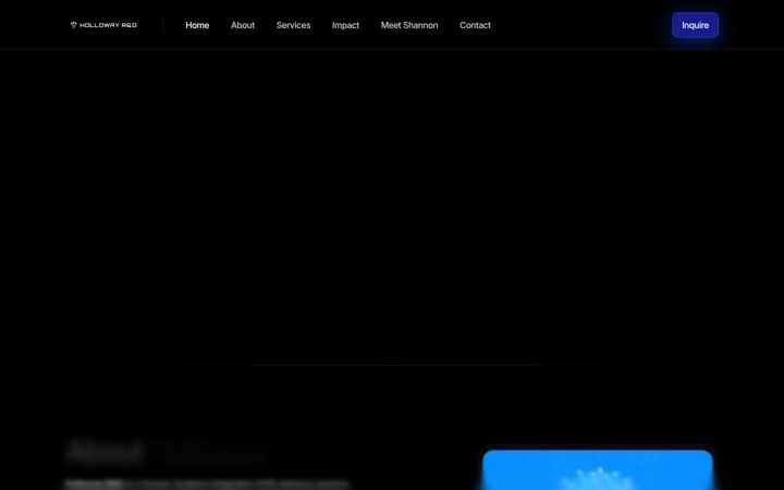 Screenshot of hollowayrd.com