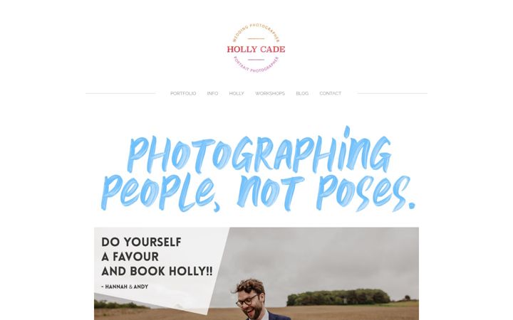 Screenshot of hollycade.co.uk