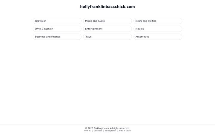 Screenshot of hollyfranklinbasschick.com