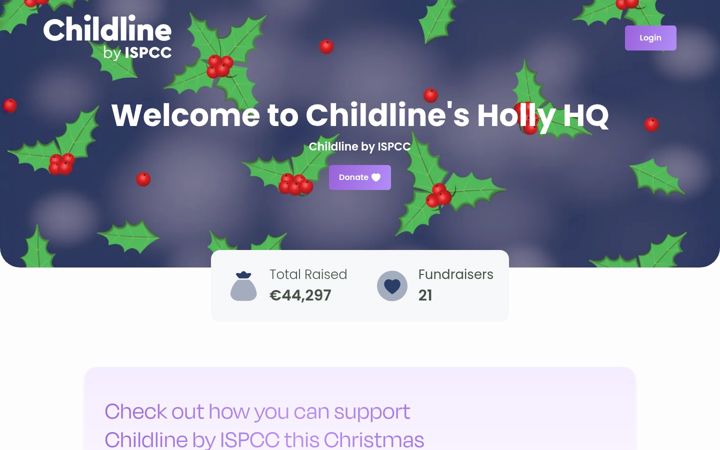 Screenshot of hollyhq.ie