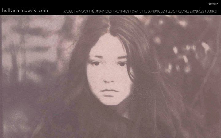 Screenshot of hollymalinowski.com