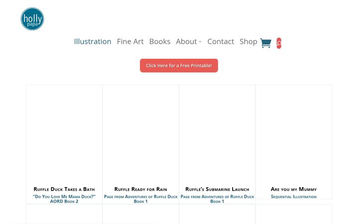 Screenshot of hollypapa.com