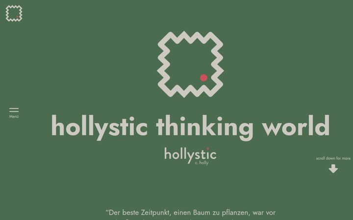 Screenshot of hollystic.at