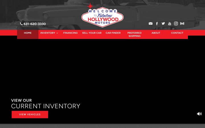 Screenshot of hollywoodmotorsusa.com
