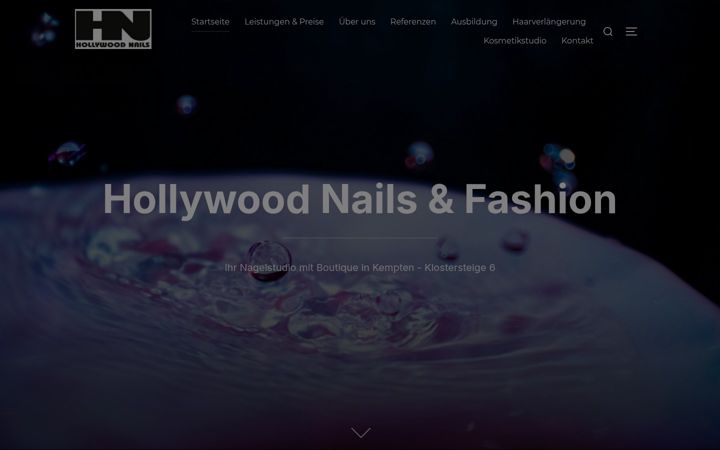 Screenshot of hollywoodnails-kempten.de