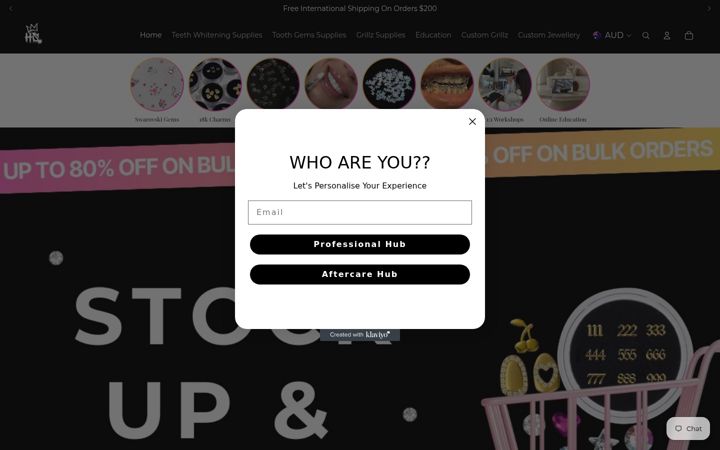 Screenshot of hollywoodsmiles.com.au