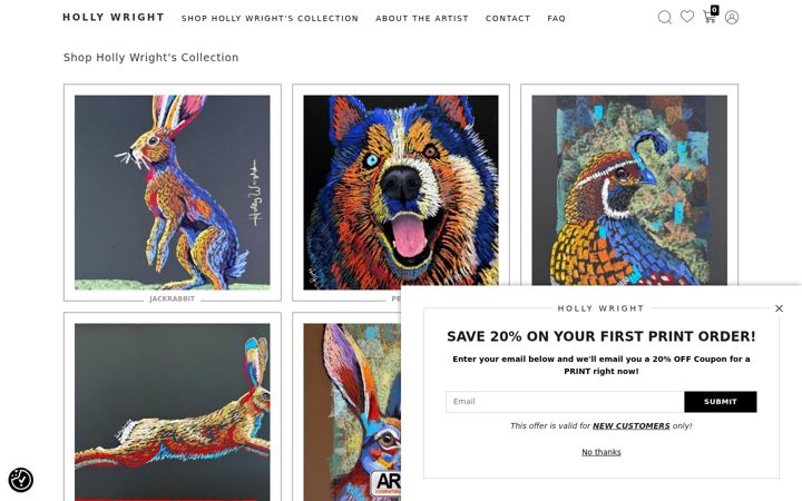 Screenshot of hollywright.com