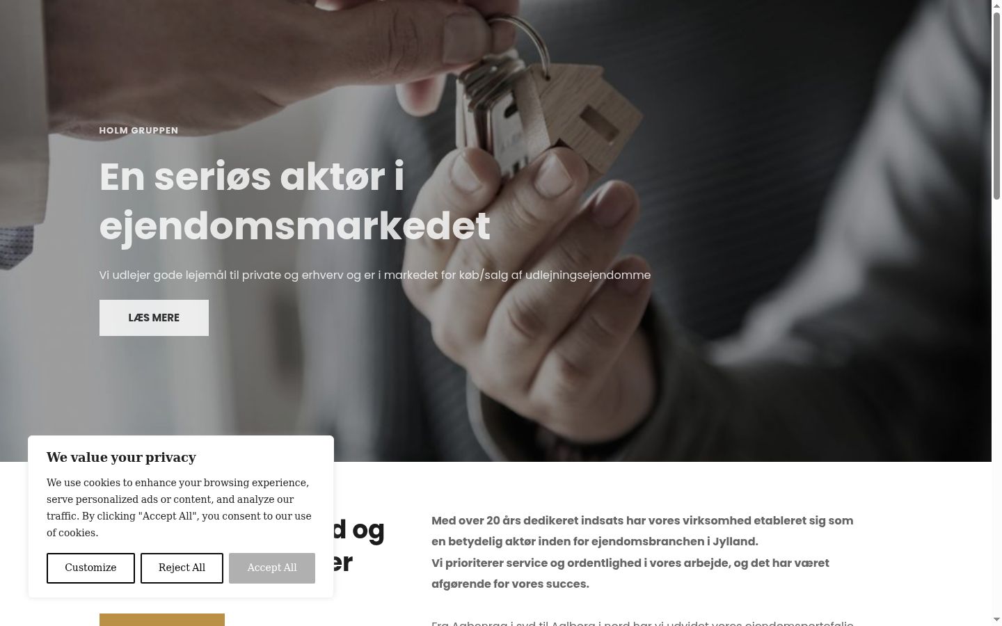 Screenshot tal-banner tal-kunsens muri qabel kwalunkwe interazzjoni