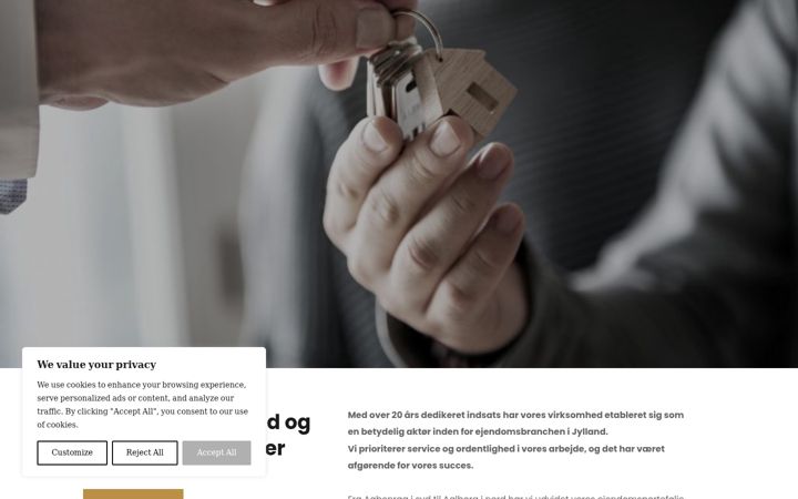 Screenshot of holm-gruppen.dk