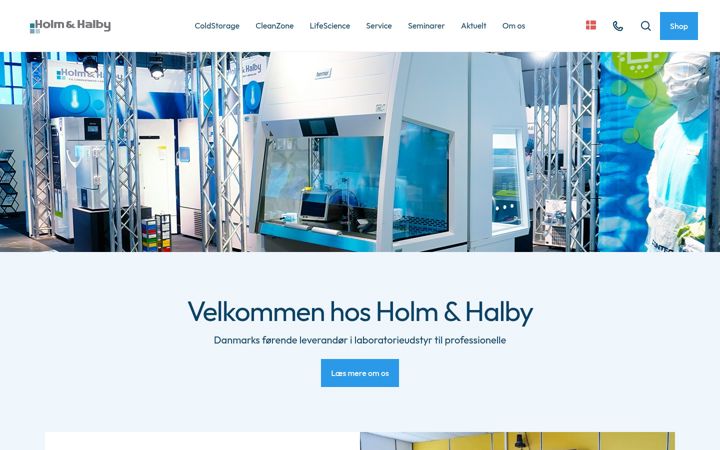 Screenshot of holm-halby.dk