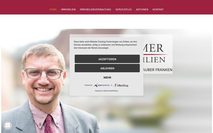 Screenshot of holmer-immobilien.com