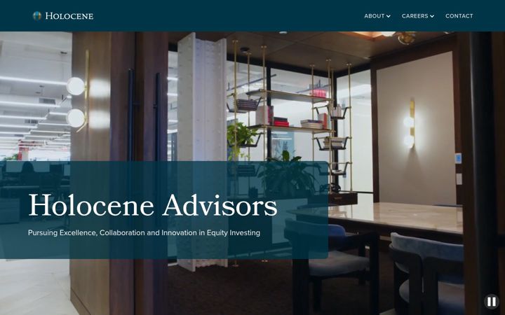 Screenshot of holocene.com