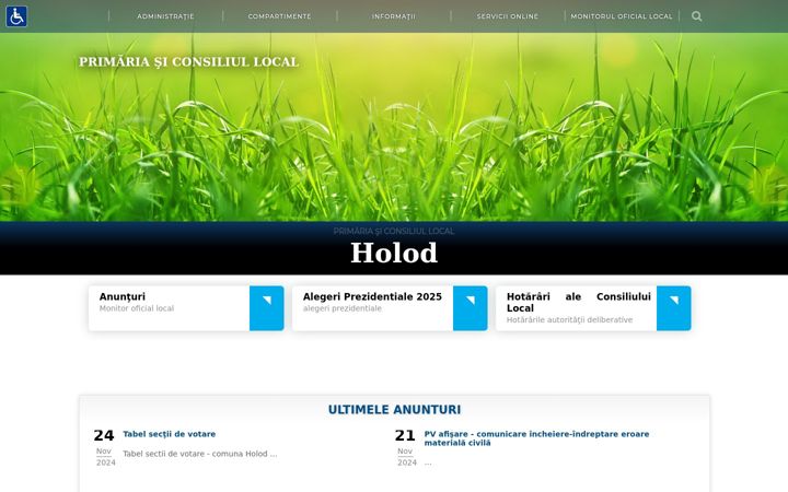 Screenshot of holod.ro