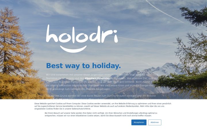 Screenshot of holodri.com
