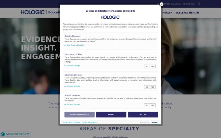 Screenshot of hologiced.com