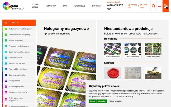 Screenshot of hologram-produkcja.pl