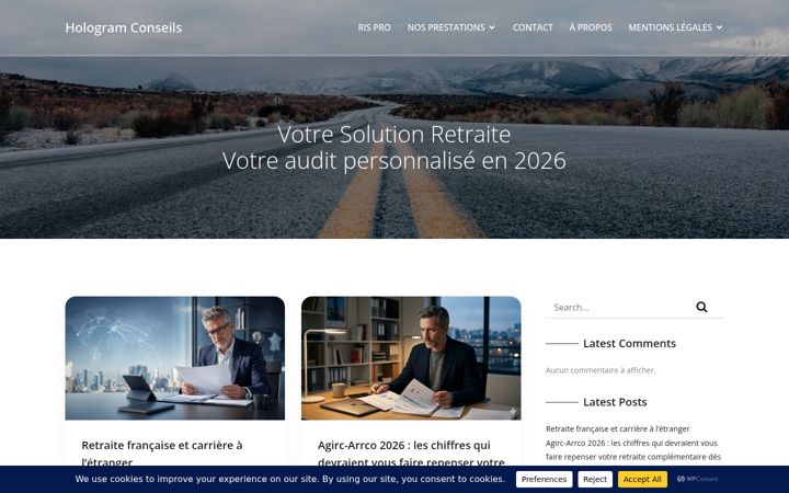 Screenshot of hologramconseils.com