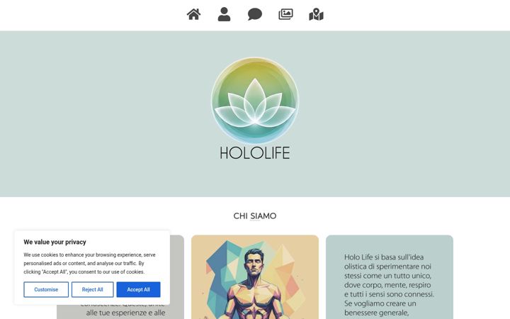 Screenshot of hololife.it