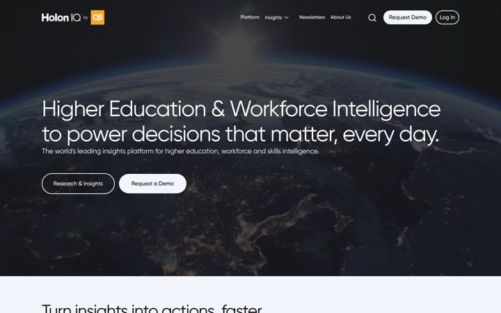 Screenshot of holoniq.com