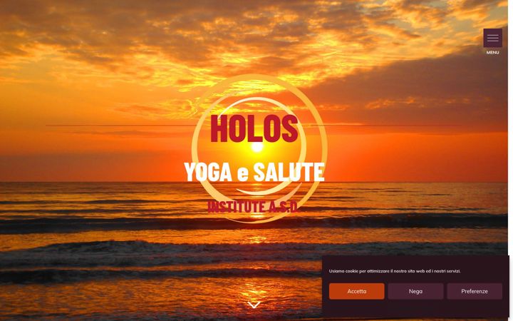 Screenshot of holosyogaesalute.it