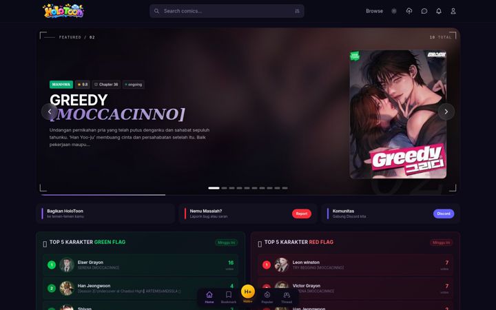 Screenshot of holotoon.site