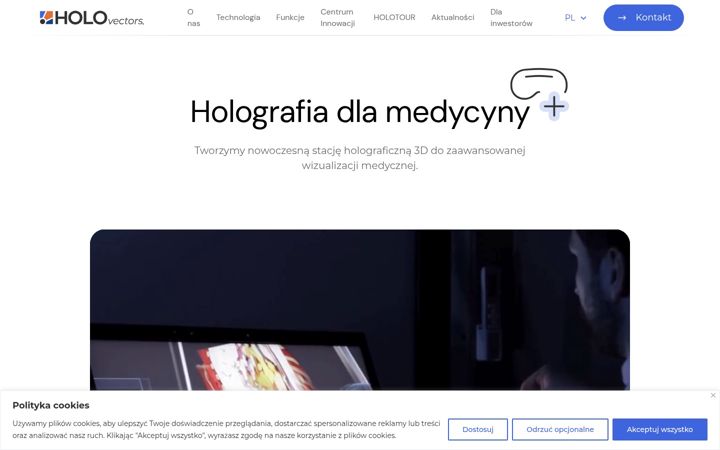 Screenshot of holovectors.com