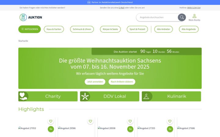 Screenshot of holsdirhier.de