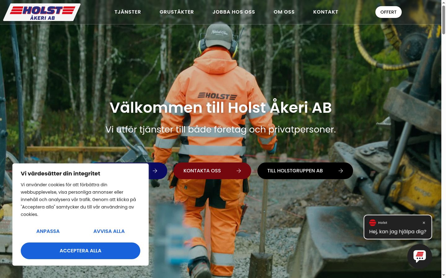 Screenshot van de toestemmingsbanner zoals getoond vóór enige interactie