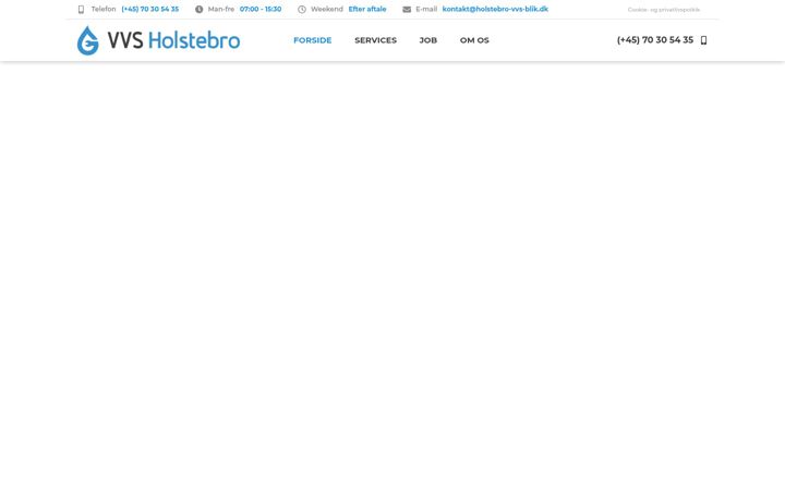 Screenshot of holstebro-vvs-blik.dk