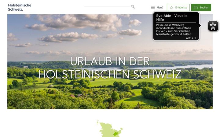 Captura de ecrã de holsteinischeschweiz.de