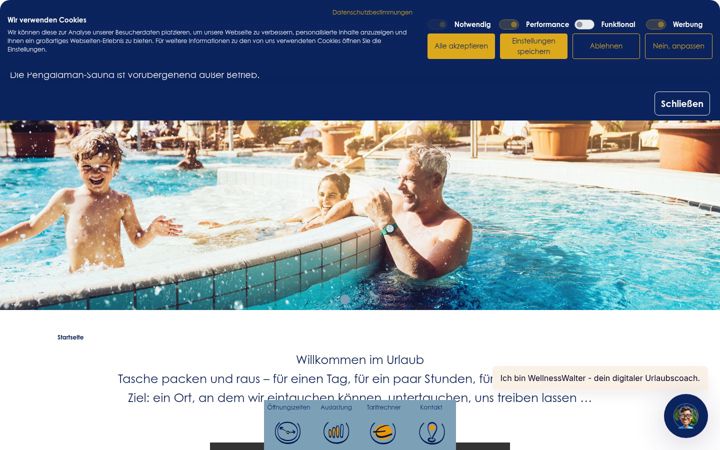 Screenshot of holstentherme.de
