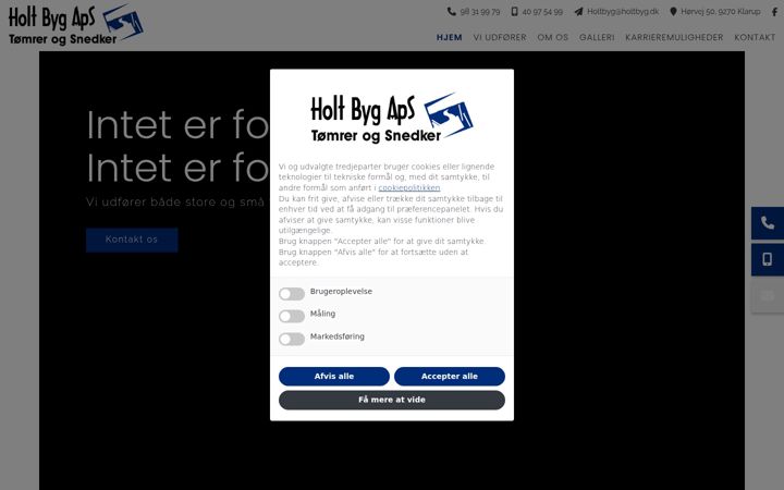 Screenshot of holtbyg.dk