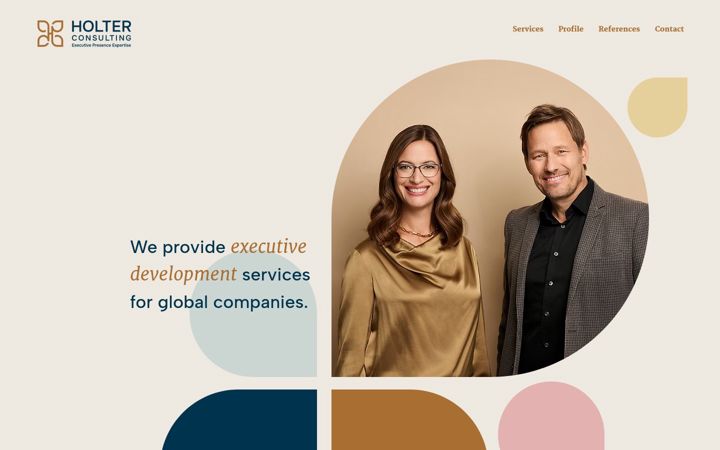 Screenshot of holterconsulting.dk