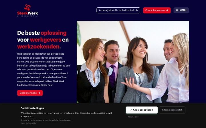 Screenshot of holties.nl