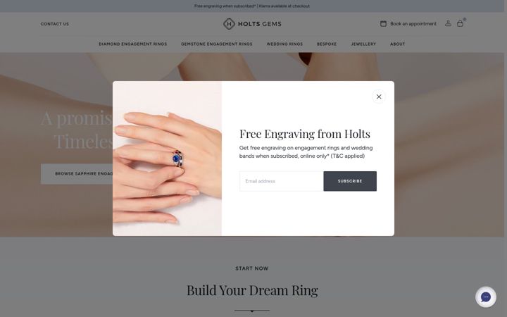 Screenshot of holtsgems.com