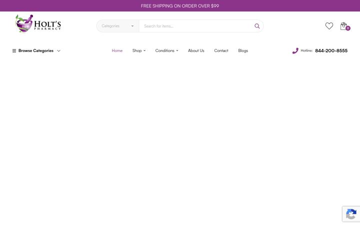 Screenshot of holtspharmacy.com
