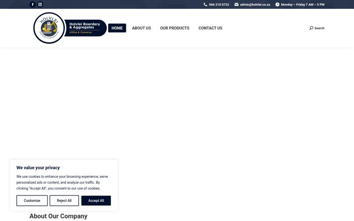 Screenshot of holvlei.com