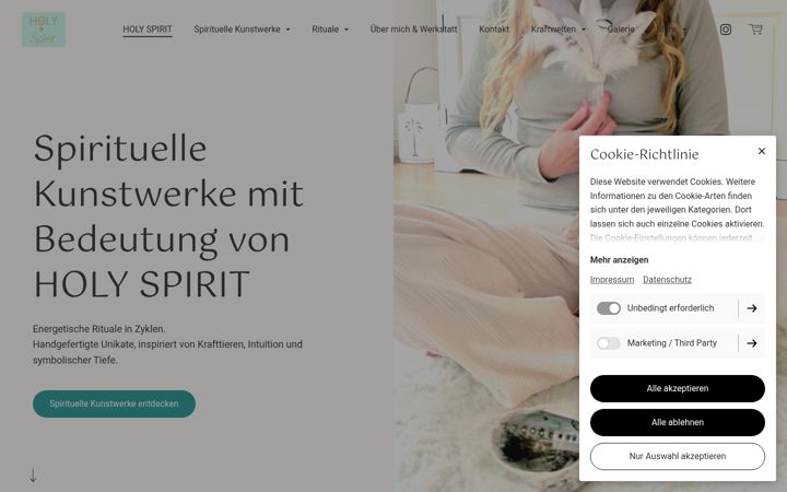Screenshot of holy-spirit.eu