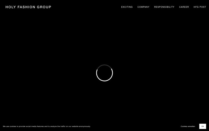 Screenshot of holyfashiongroup.com