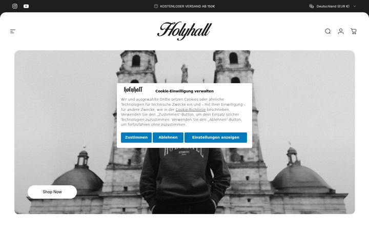 Screenshot of holyhall.de