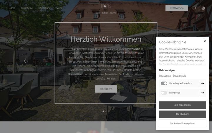 Screenshot of holymonk.de