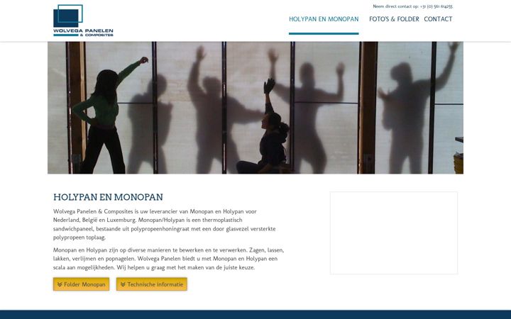 Screenshot of holypan.nl