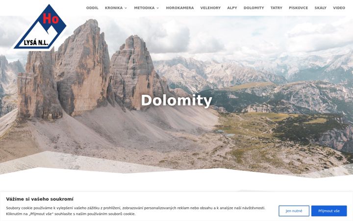 Screenshot of holysa.cz