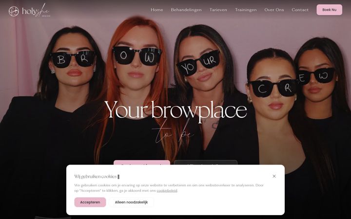 Screenshot of holyshe.nl